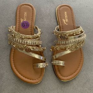 Gold Toned Sandals